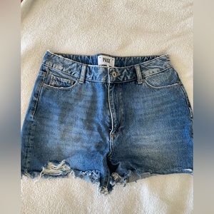 Paige Denim Shorts Size 26 high waisted